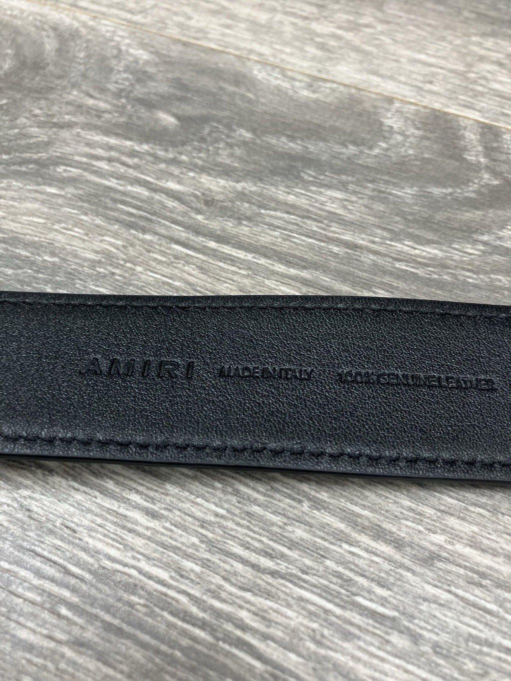 Amiri Core Logo Buckle ' Black/Black/Gold-Tone ' Belt | BRAND NEW! | SIZE 95