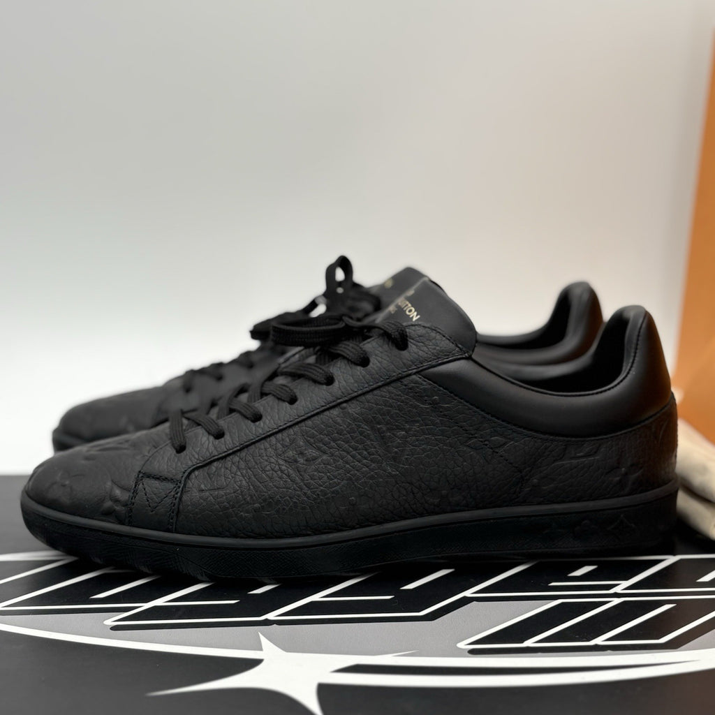 Size 9 LV (10-10.5 US) Louis Vuitton Luxembourg Monogram ' Black ' | WORN ONCE!
