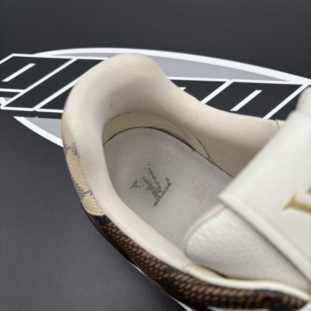 Size 9 LV (10-10.5 US) - Louis Vuitton Trainer ' Monogram Brown Ebene ' | GREAT!