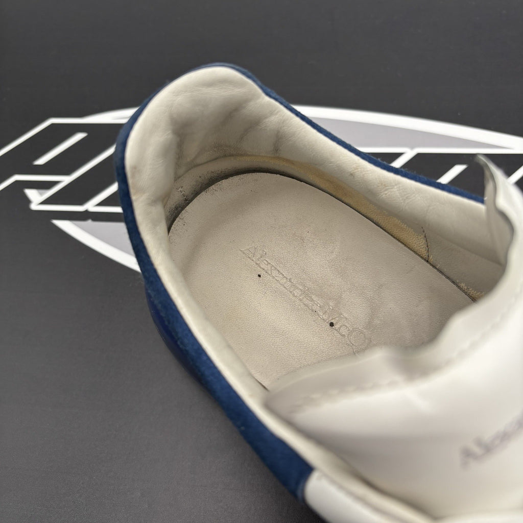 Size 43 EU (10 US) - Alexander McQueen ' White, Blue Bottoms ' | GOOD CONDITION!