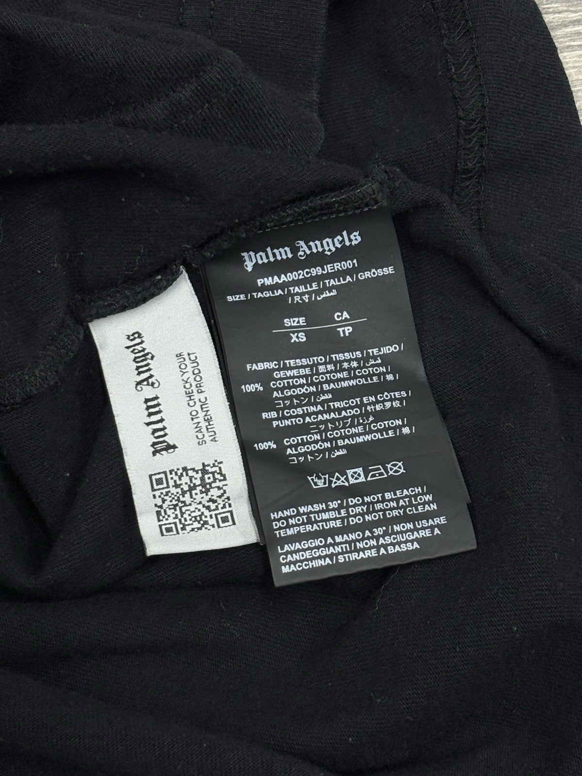 Size XS - Palm Angels Classic Logo Over T-Shirt ' Black ' | GREAT CONDITION!