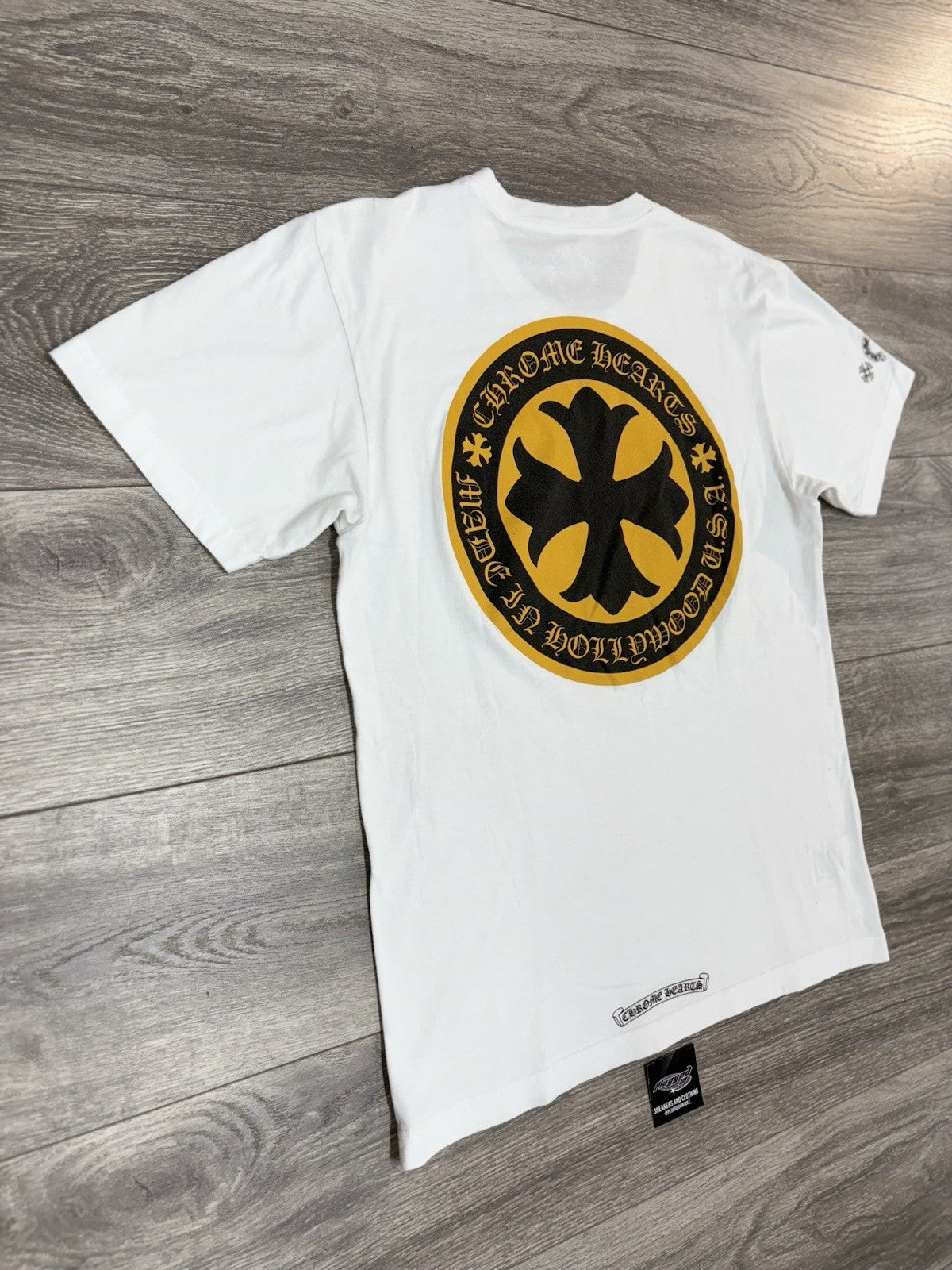 Size Medium - Chrome Hearts Plus Logo Short Sleeve T-Shirt ' White ' | EXCELLENT