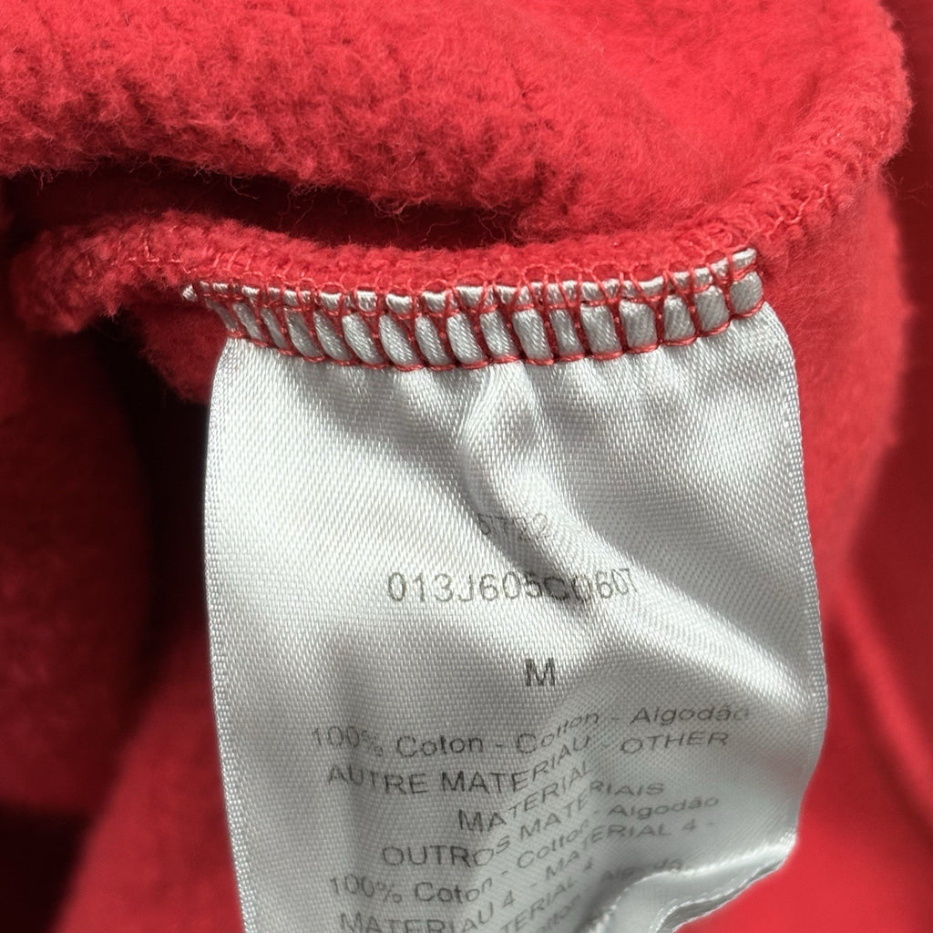 Size Medium - Dior Terry Cotton Towel Hoodie ' Red '