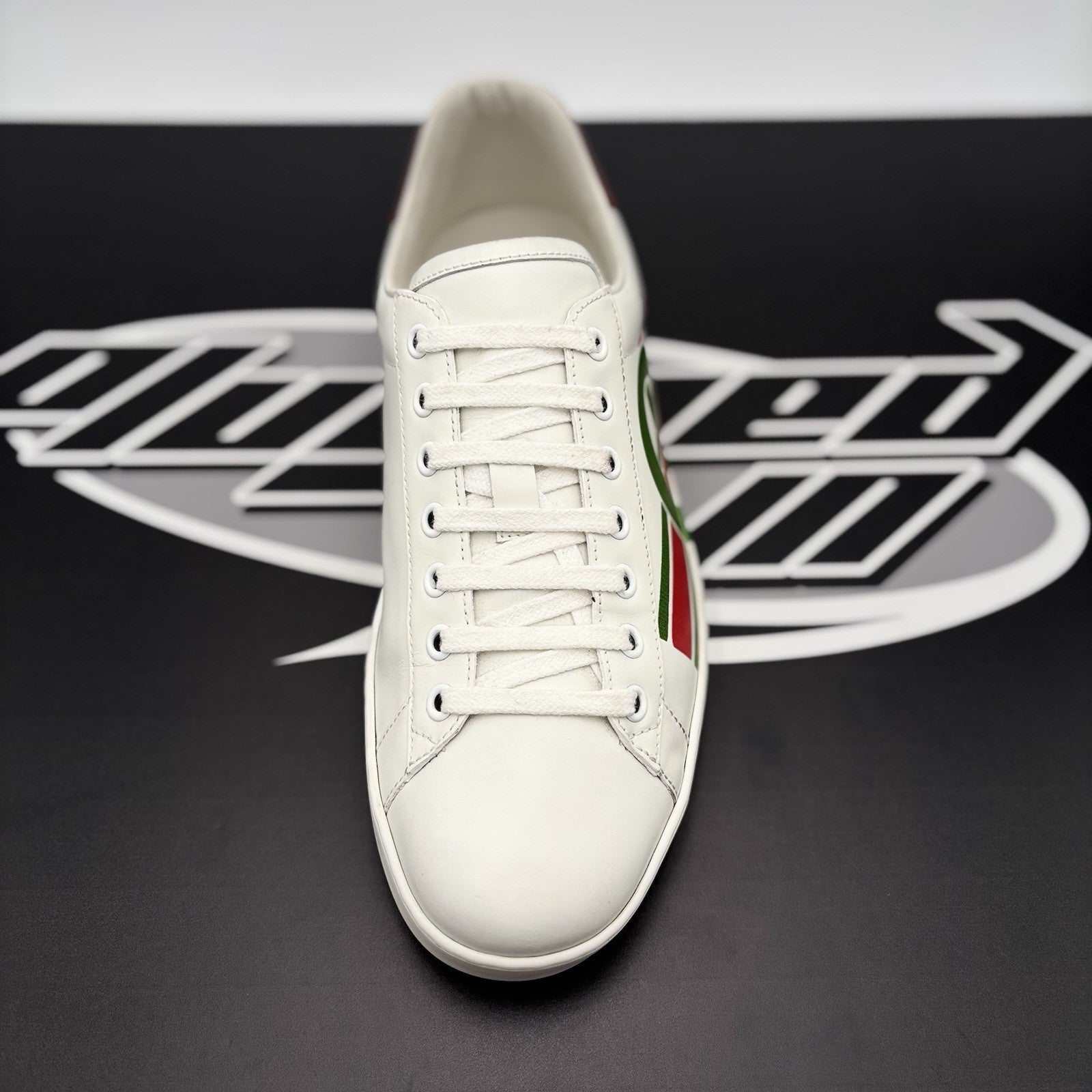 Size 7 G (7.5 US) - Gucci Ace ' Interlocking G ' | SUPER CLEAN!