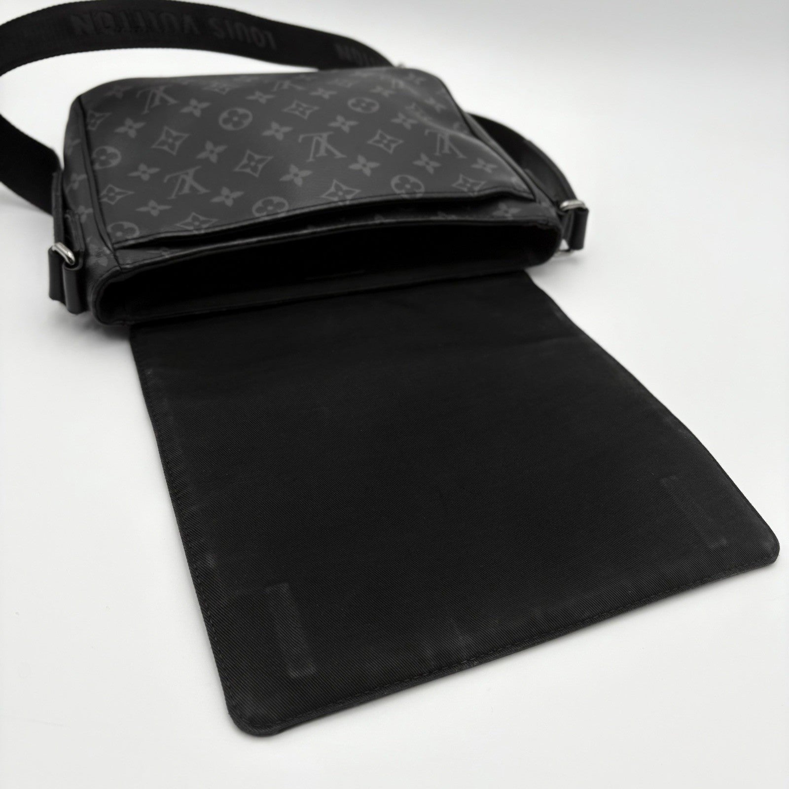 Louis Vuitton District PM Monogram Eclipse Messenger Bag ' Black '