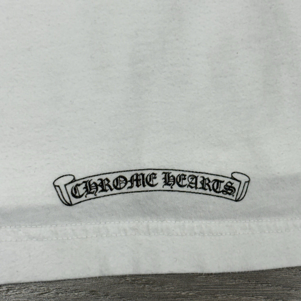 Size Large - Chrome Hearts Boost Long Sleeve T-Shirt ' White ' | GREAT COND!
