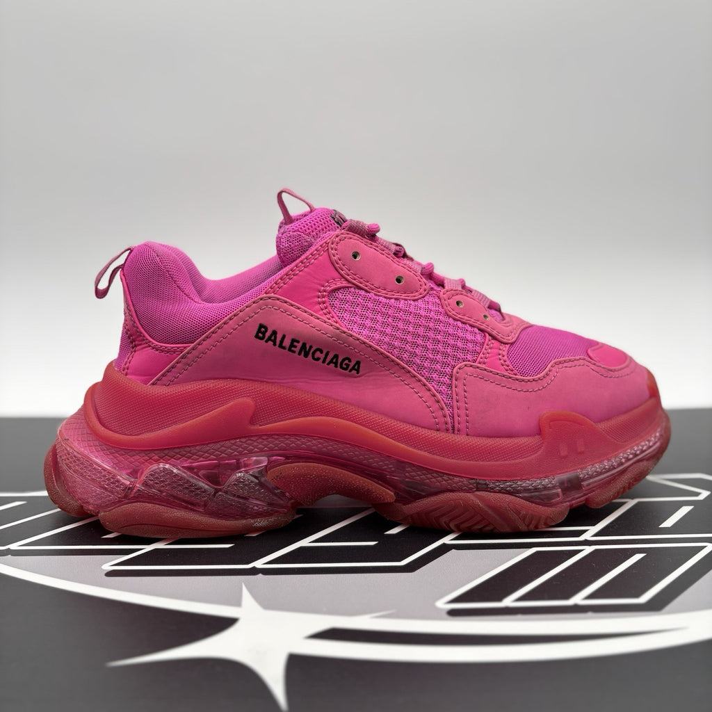 Size 41 (8 US) - Balenciaga Triple S ' Hot Pink ' | GOOD CONDITION!