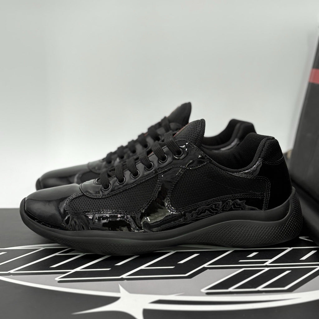 Size 10.5 UK (11.5 US) Prada Americas Cup ' Black ' | SUPER CLEAN!