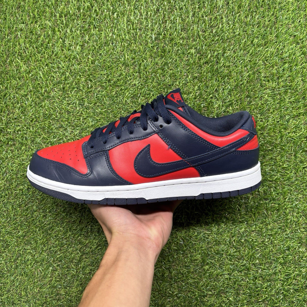 Size 11 - Nike Dunk Retro 2024 Low Navy Red |GOOD CONDITION!