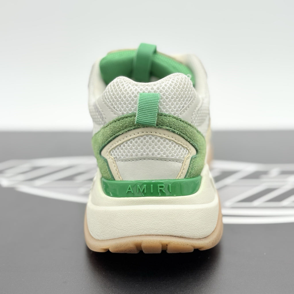 Size 45 (12 US) - Amiri Bone Runner ' Tennis Green ' | SUPER CLEAN!
