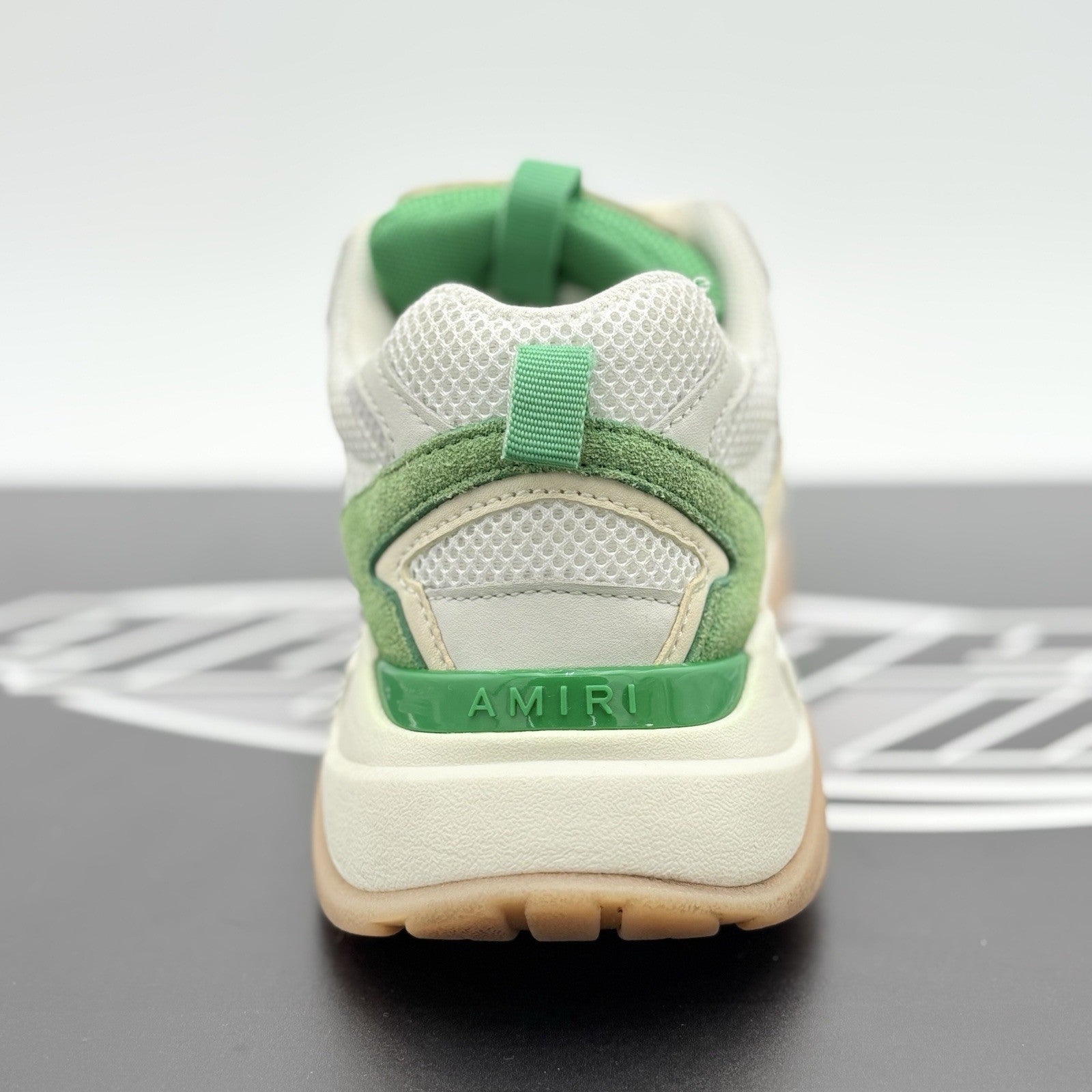 Size 45 (12 US) - Amiri Bone Runner ' Tennis Green ' | SUPER CLEAN!