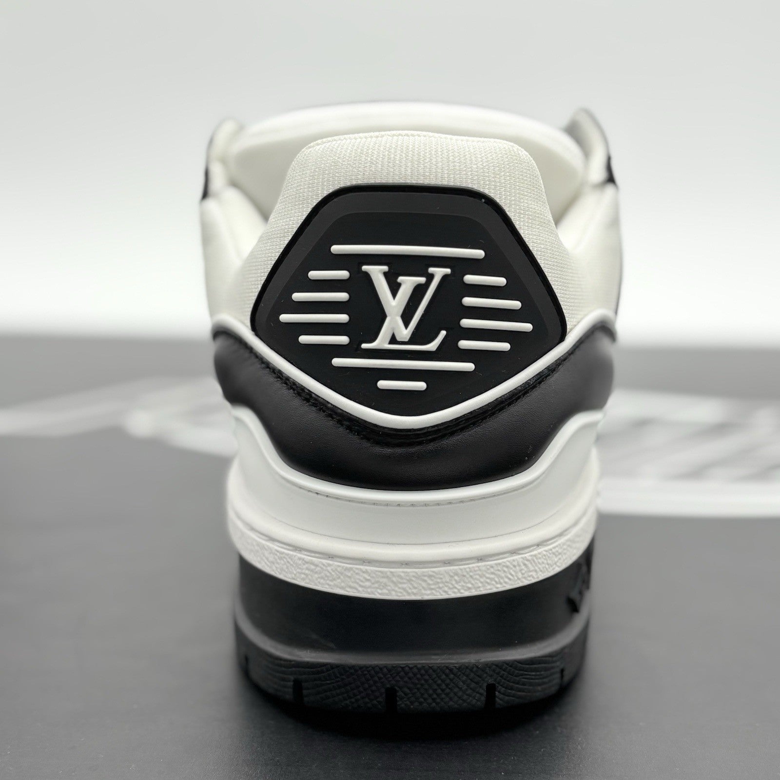 Size 10.5 LV (11.5-12 US) - Louis Vuitton Maxi ' Black White ' | ONLY TRIED ON!