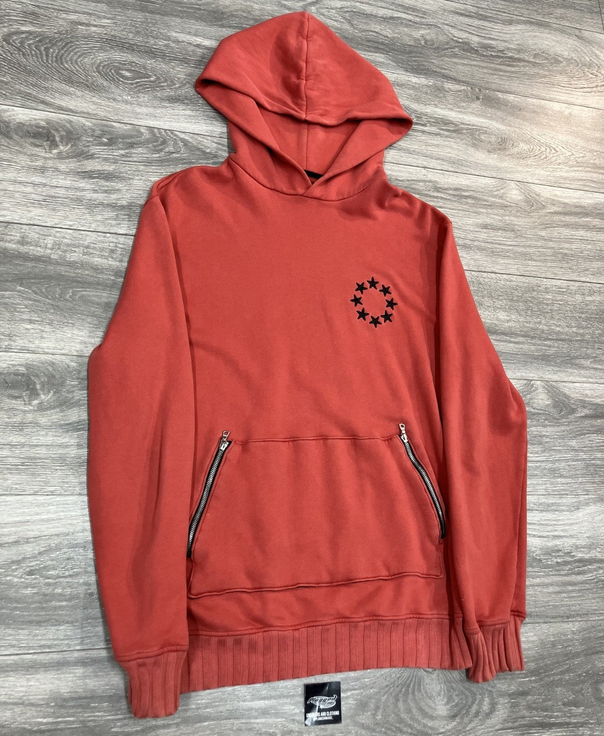 Size XXL - Amiri Star Circle Embroidered Cotton Hoodie | GOOD CONDITION!
