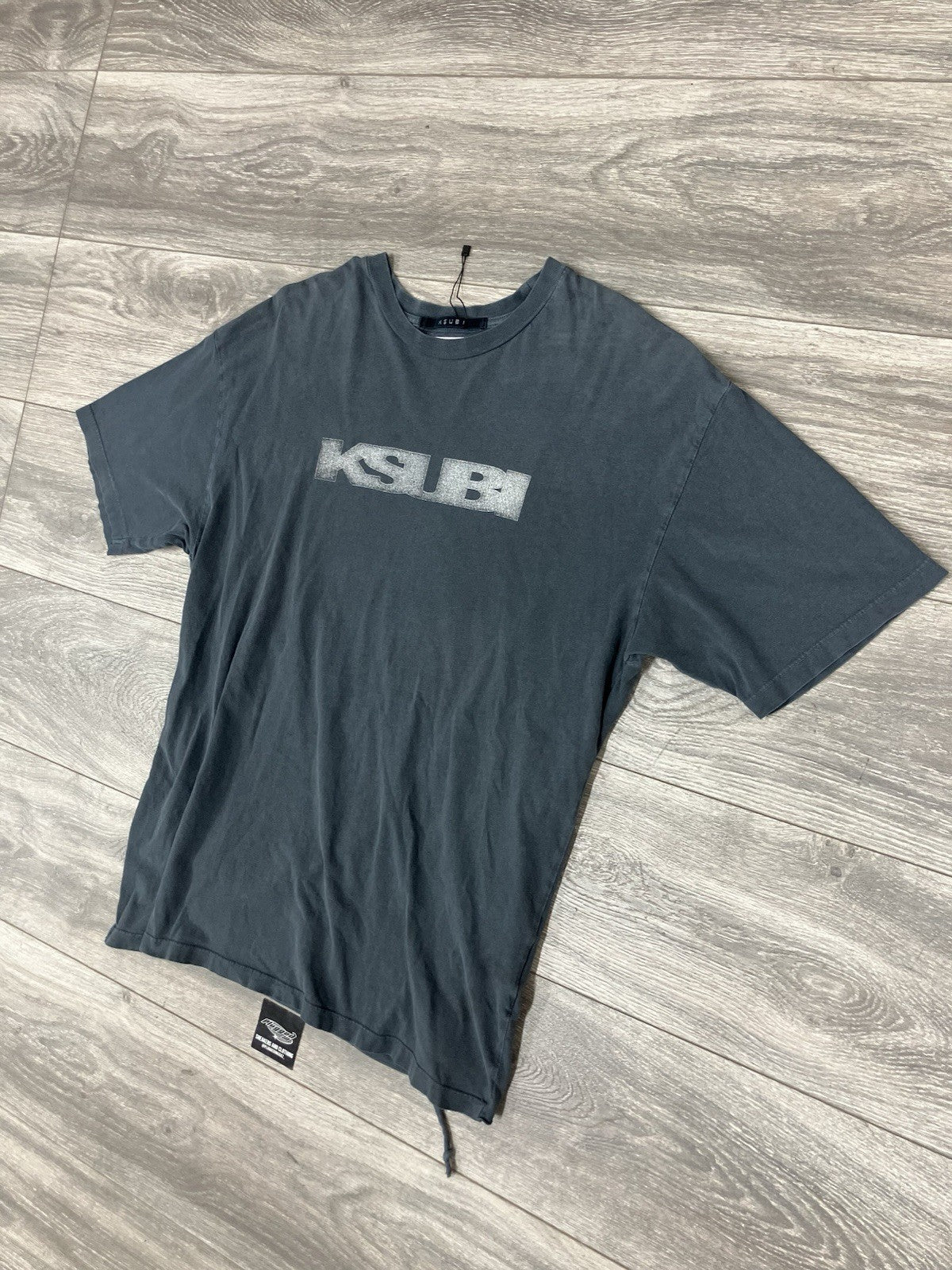 Size Small - Ksubi Sign Of The Times T-Shirt ' Blue ' | GOOD CONDITION!
