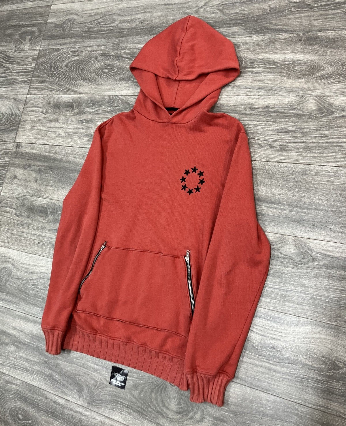 Size XXL - Amiri Star Circle Embroidered Cotton Hoodie | GOOD CONDITION!