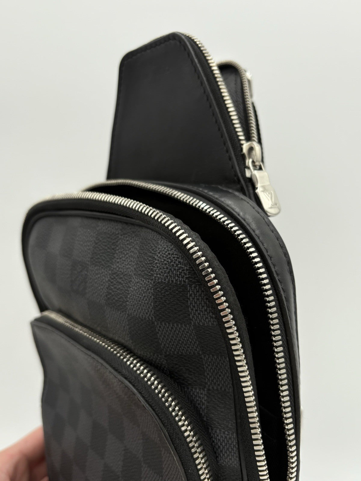 Louis Vuitton Sling Bag Damier Graphite Canvas ' Black ' | SUPER CLEAN!