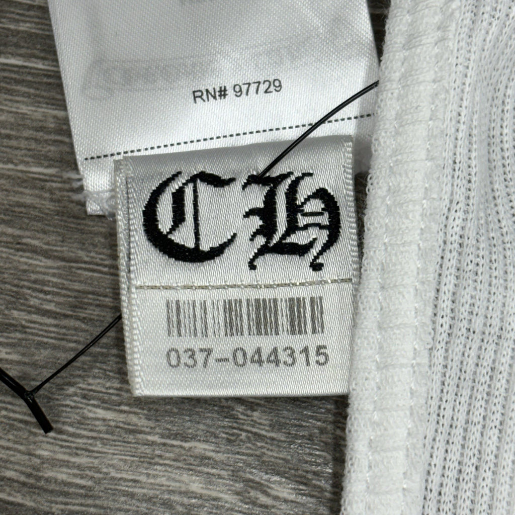 Size Medium - Chrome Hearts Horseshoe Tank Top ' White Black ' BRAND NEW!