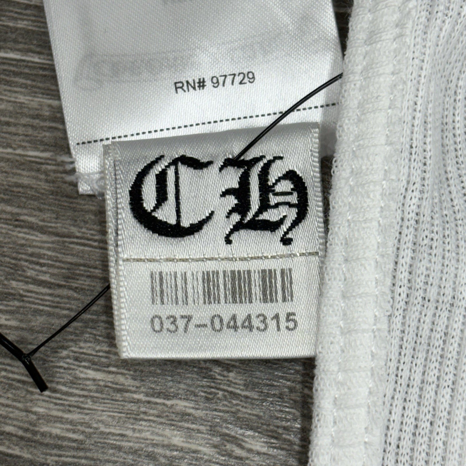 Size Medium - Chrome Hearts Horseshoe Tank Top ' White Black ' BRAND NEW!