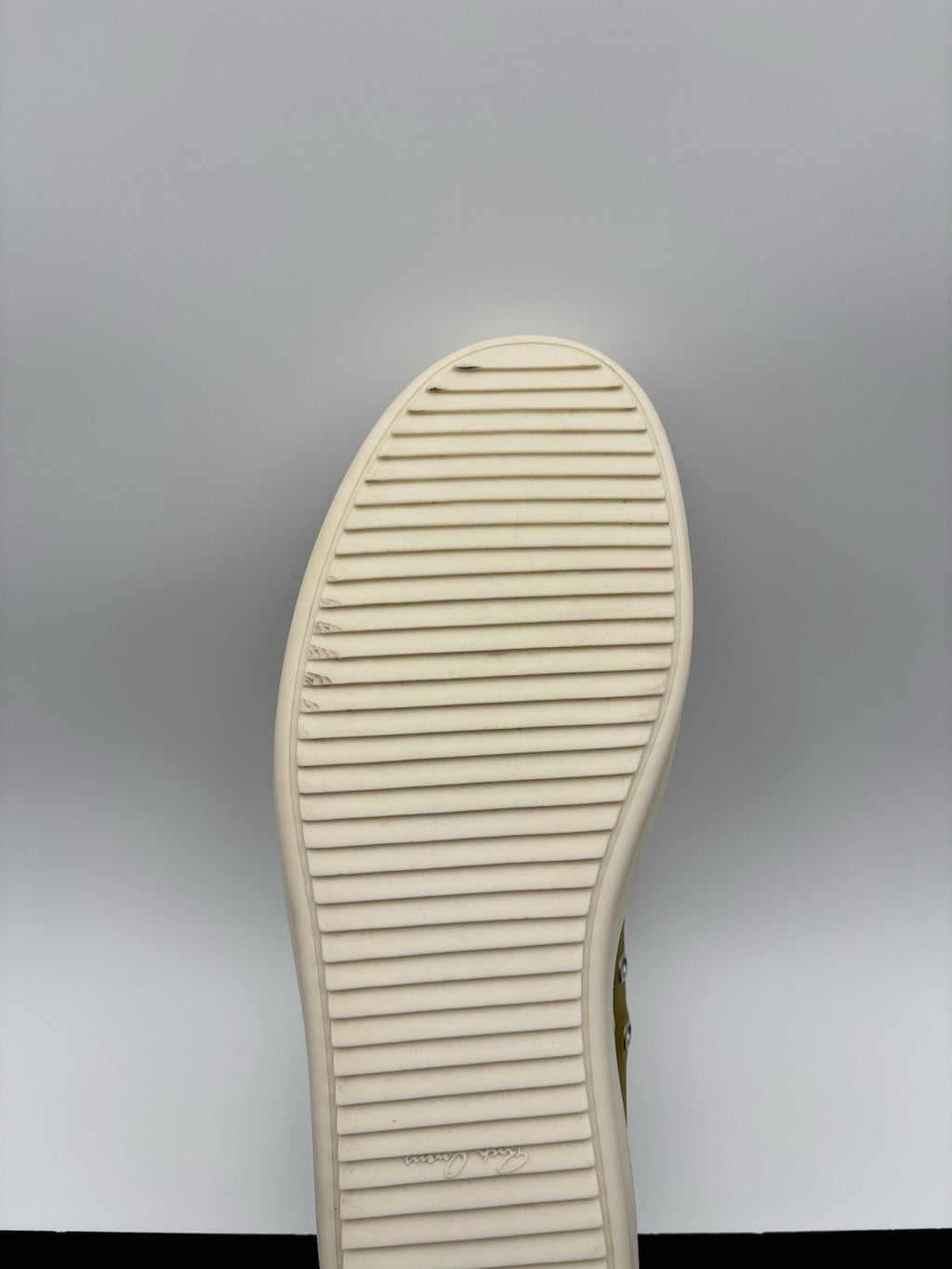 Size 44 (11 US) Rick Owens Low Leather  ' Acid Milk ' | GREAT CONDITION!