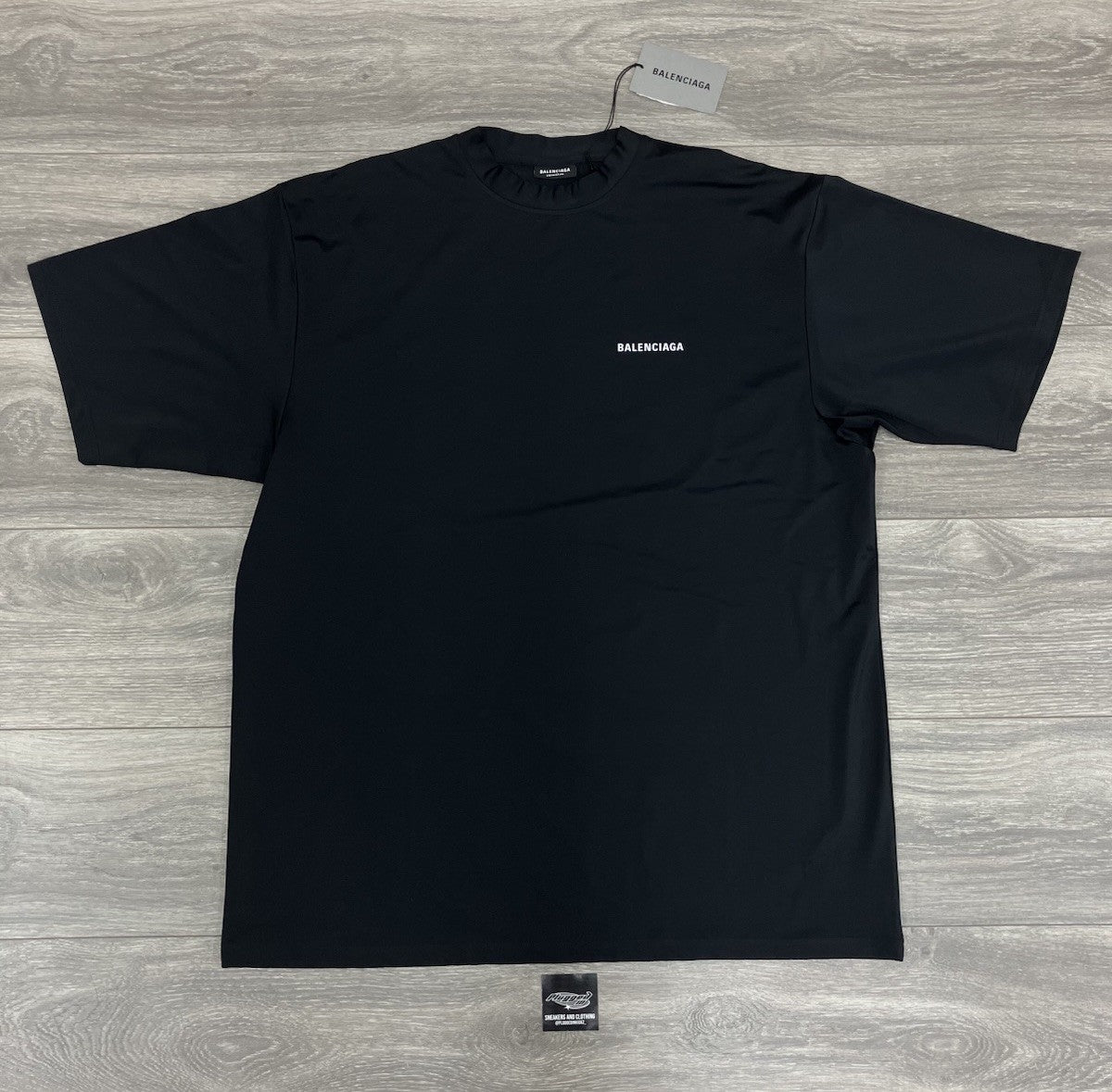 Size Small - Balenciaga Lycra Large Fit Swim Shirt ' Black ' | BRAND NEW!