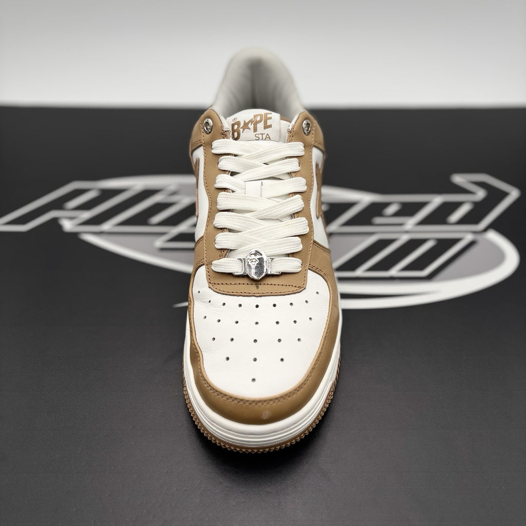 Size 10 - A Bathing Ape Bape Sta ' White Beige ' | GREAT CONDITION!