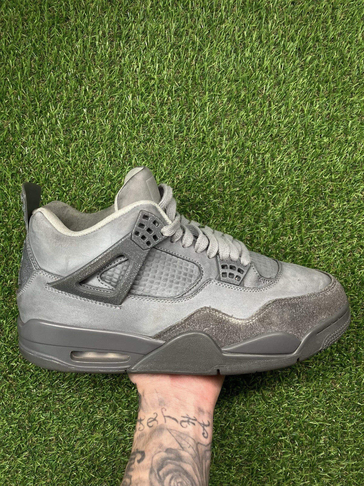 Size 9.5 - Nike Air Jordan 4 Retro Paris Olympics ' Wet Cement ' | GREAT COND!