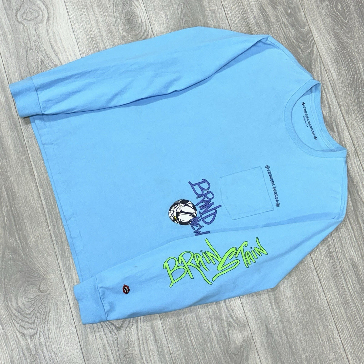 Matty Boy Brain New Long Sleeve Shirt Blue — photo 9