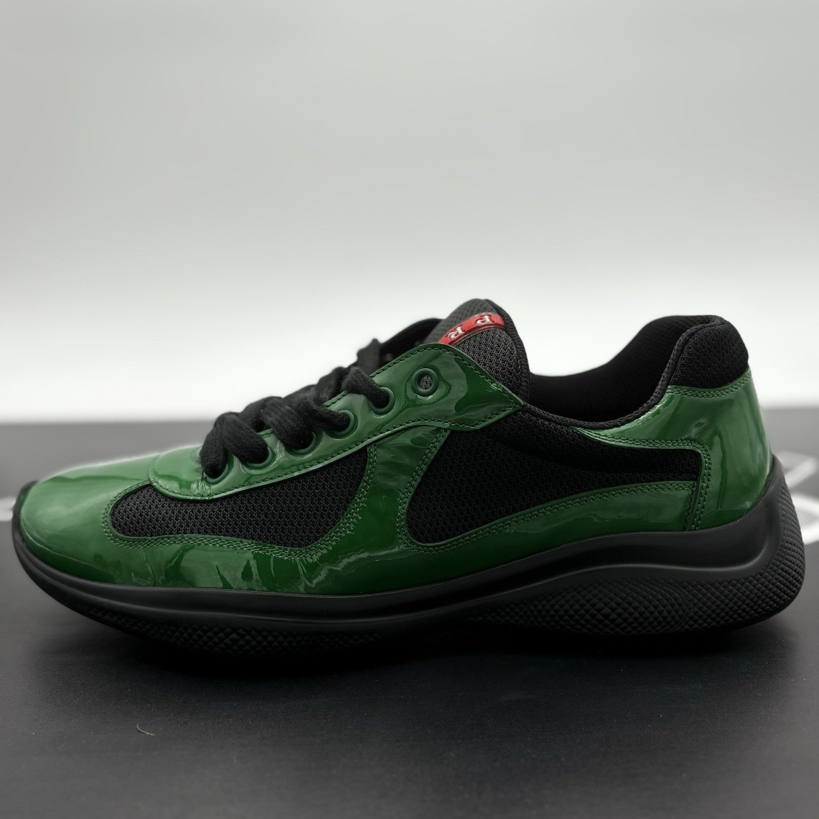 Size 8.5 UK (9.5 US) - Prada Americas Cup ' Green Black ' | GOOD CONDITION!