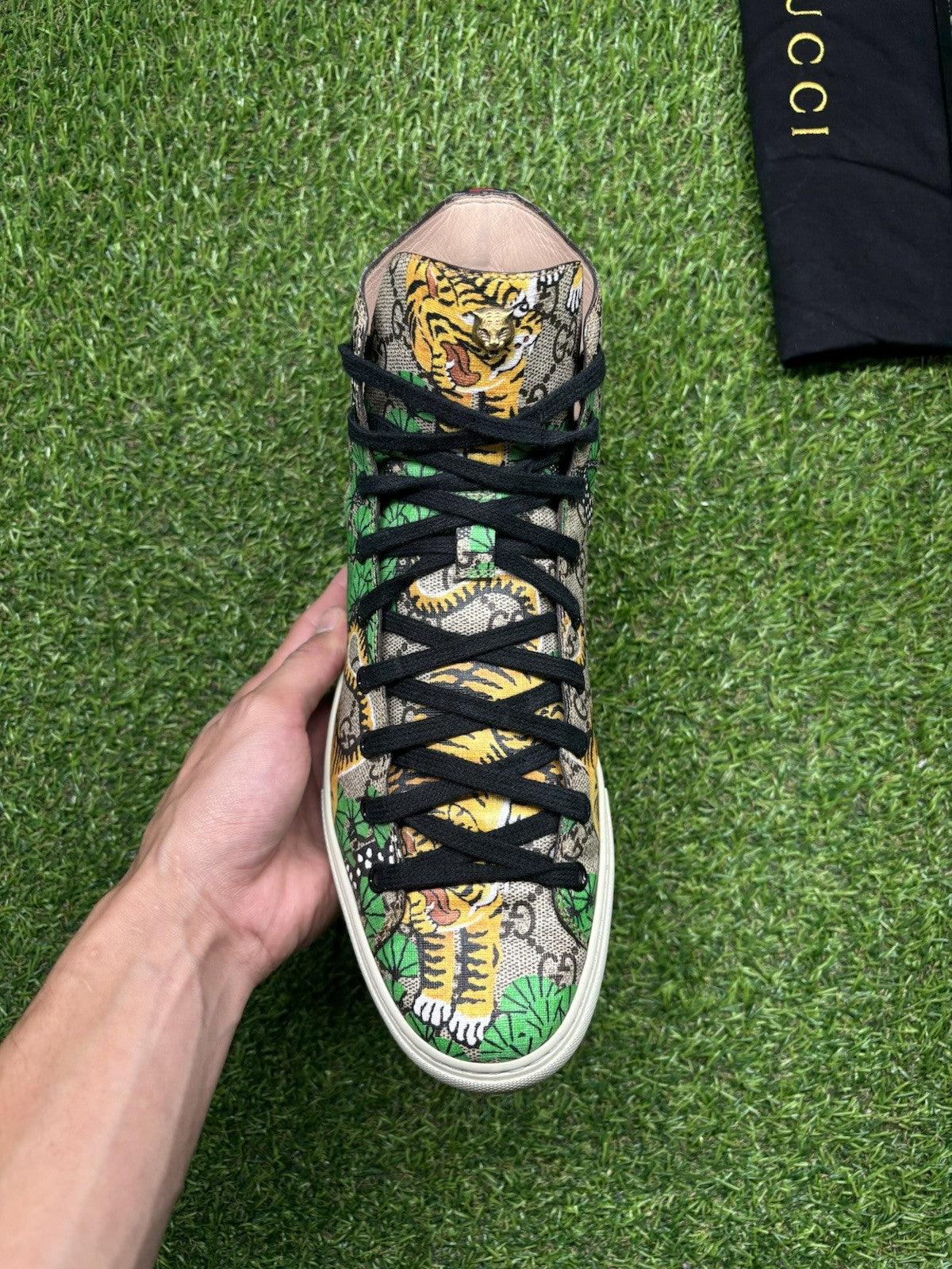 Size 8.5 G (9US) - Gucci GG Supreme High ‘ Bengal ‘ | GREAT COND!