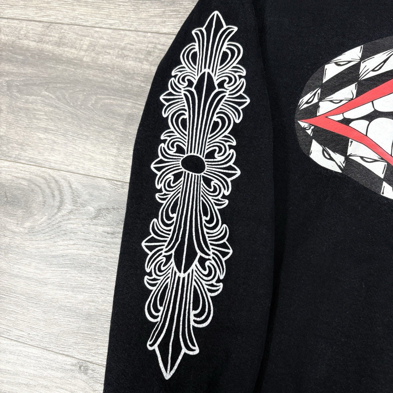 Size Small - Chrome Hearts x Matty Boy Flower Chomper Hoodie ' Black ' | CLEAN!