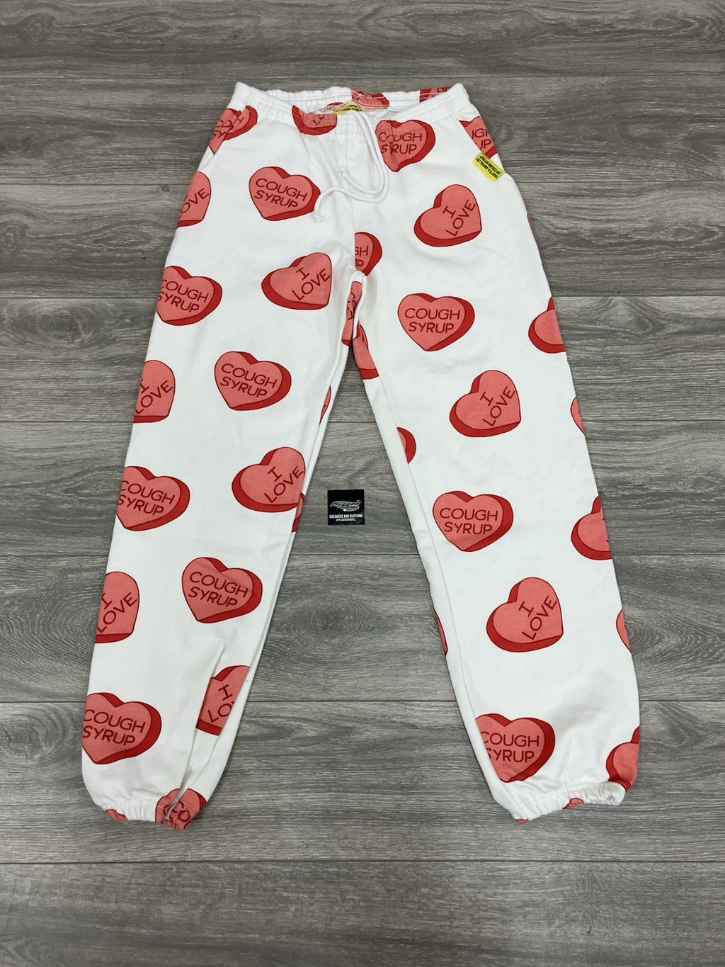 Size L - Thats A Awful Lot Of Cough Syrup Sweatpants ' Valentines ' | RARE | NEW