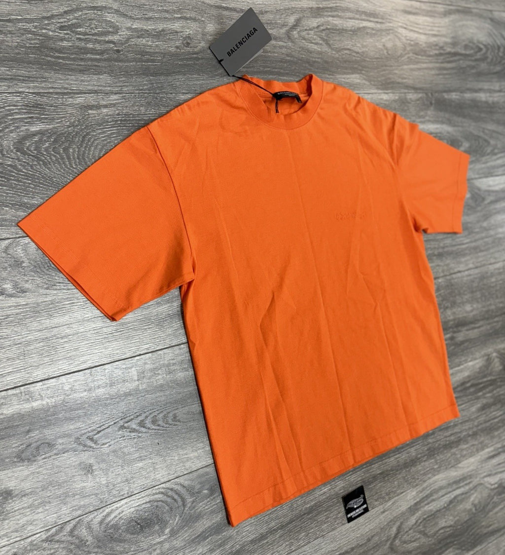 Size XXS - Balenciaga Casual T-Shirt ' Fluorescent Orange ' | NEW!