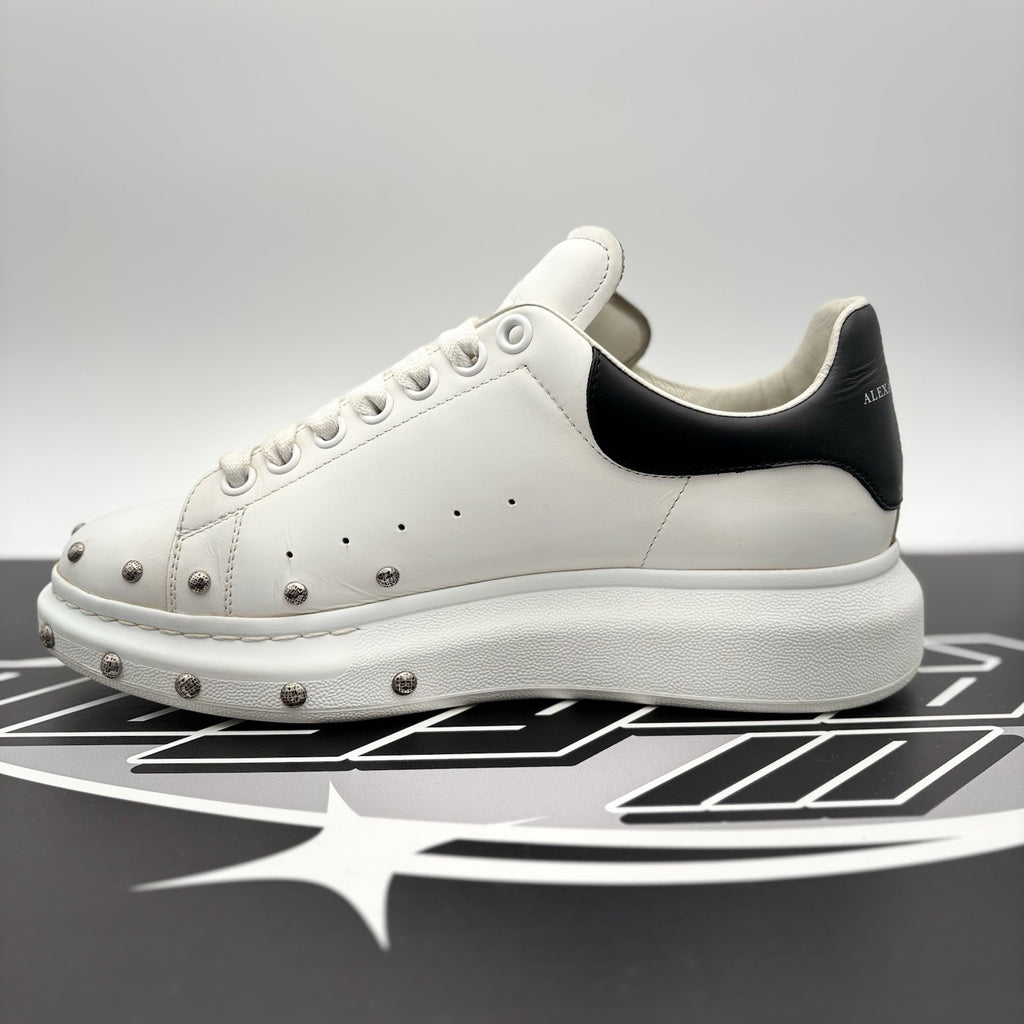 Size 41 (8 US) - Alexander McQueen Oversized Studded ' White Black ' | GREAT!