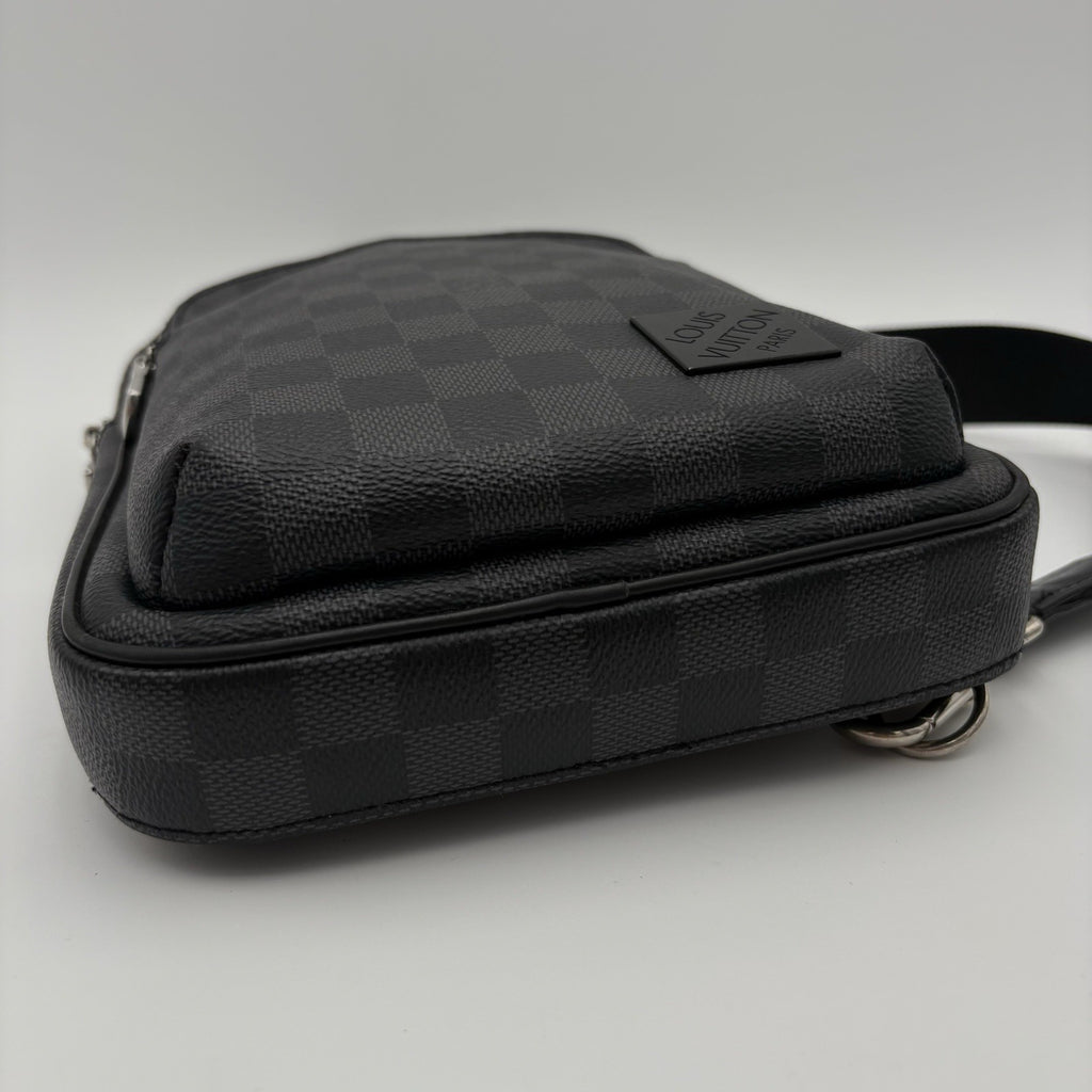 Louis Vuitton Sling Bag Damier Graphite Canvas ' Black ' | SUPER CLEAN!