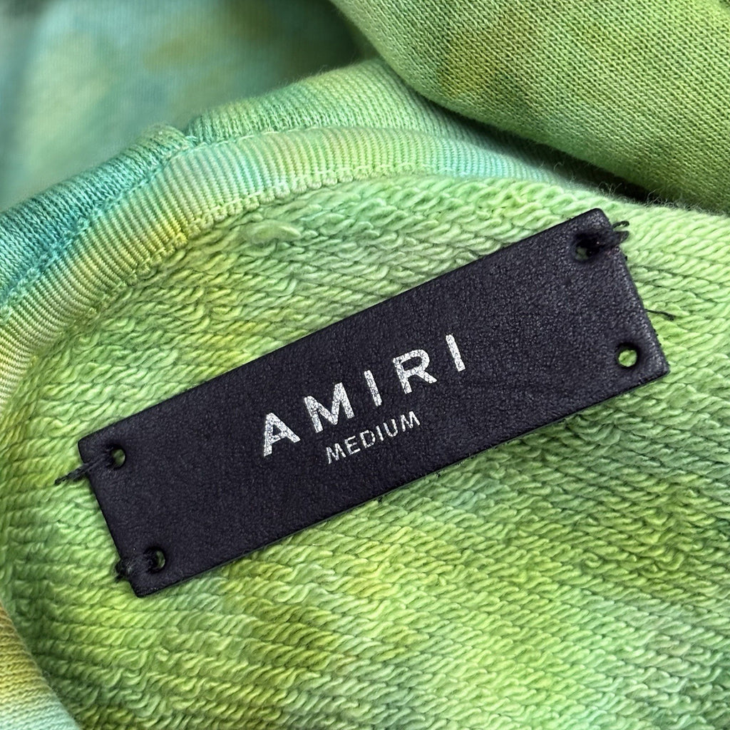 Size M - Amiri Tie Dye Bones Hoodie ' Green ' | GREAT CONDITION!