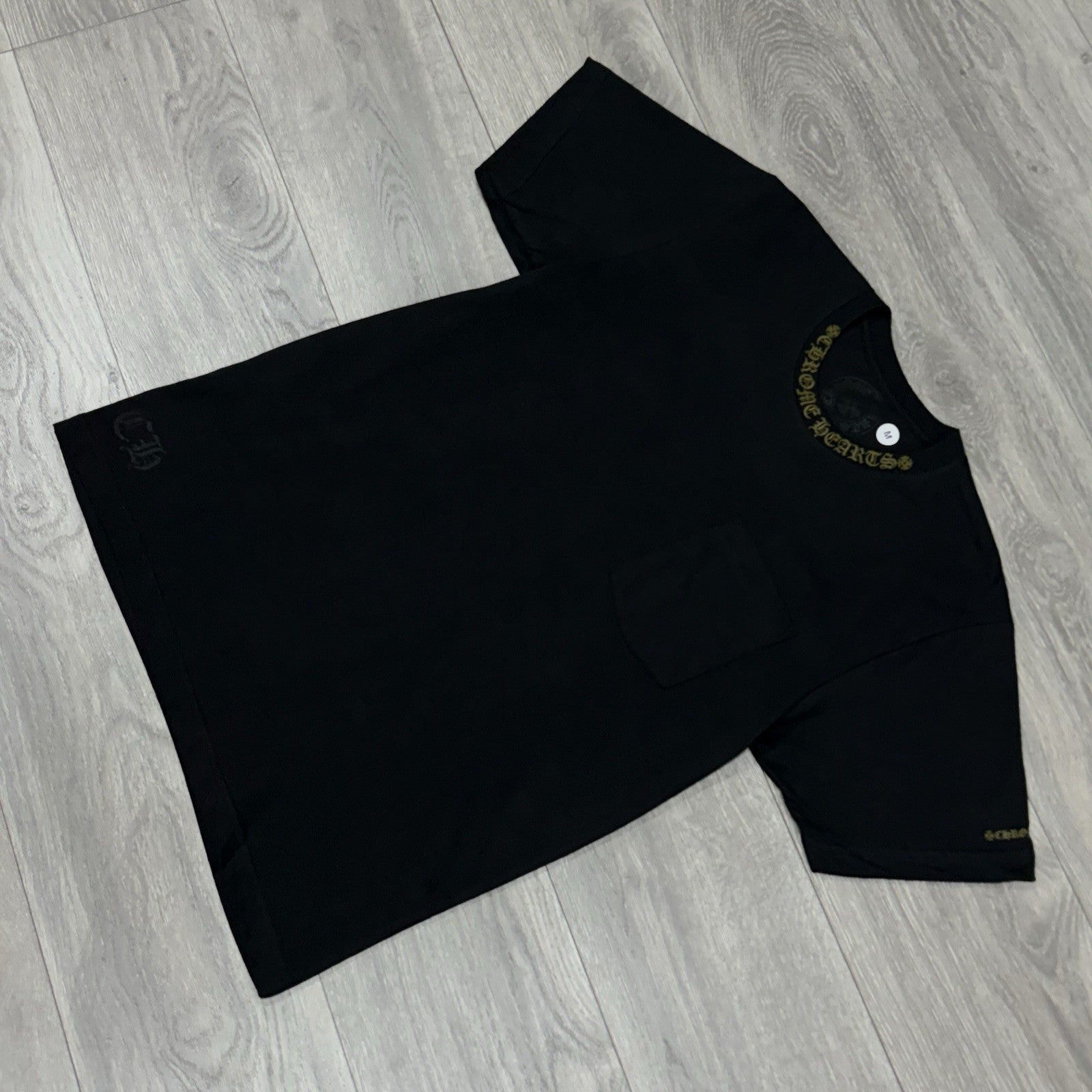 Size M - Chrome Hearts Neck Logo T-Shirt ' Olive Collar ' | BRAND NEW!
