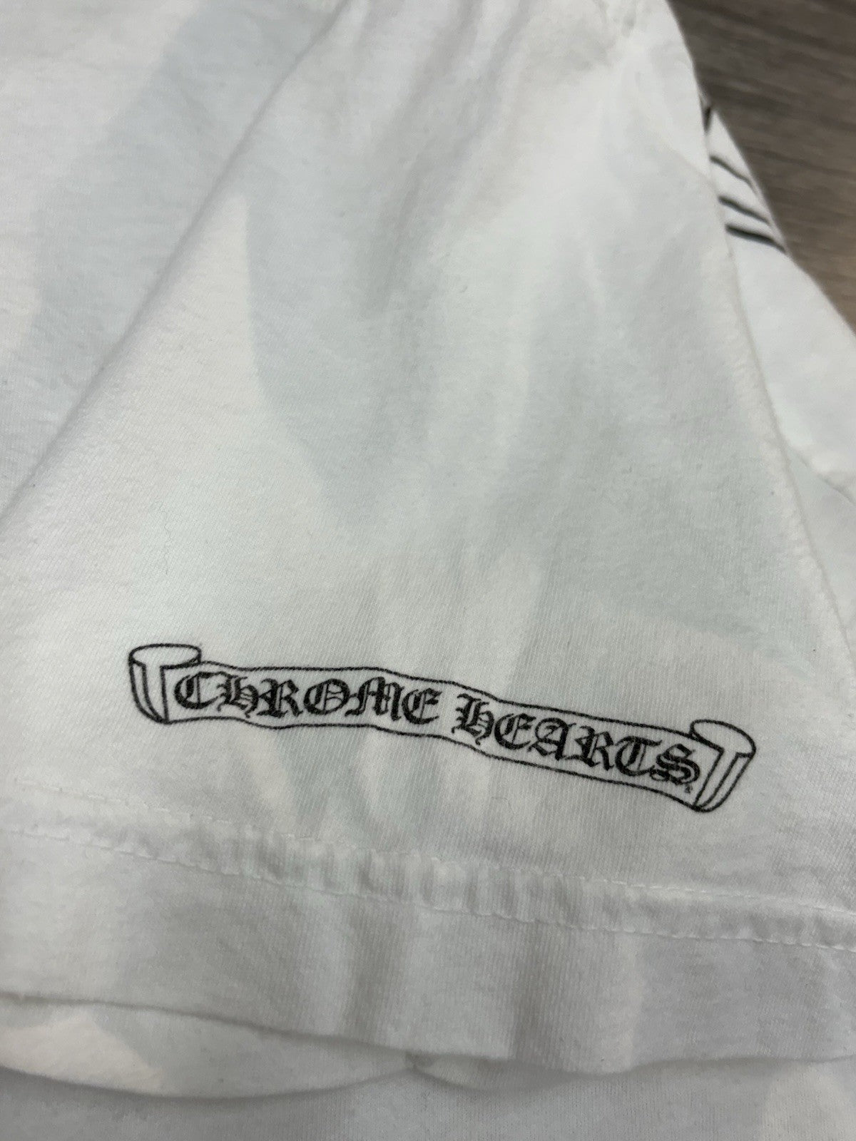 Size Medium - Chrome Hearts Tokyo Exclusive Scroll Label T- Shirt ' White '