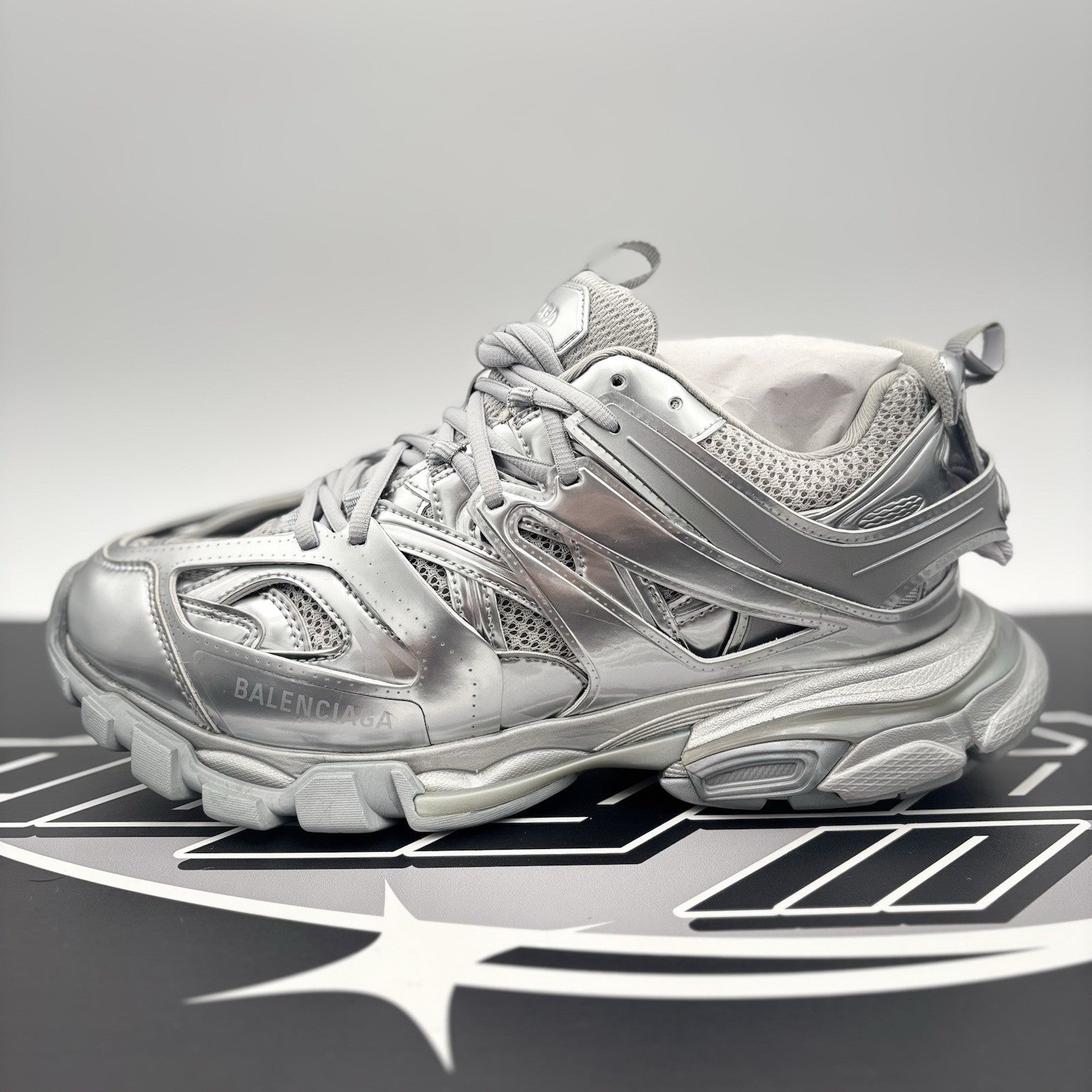 Size 43 EU (10 US) - Balenciaga Track ' Triple Silver ' | BRAND NEW!