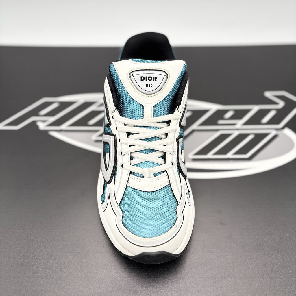 Size 42 (9 US) - Dior B30 Reflective Sneaker ' White Blue ' | GREAT CONDITION!