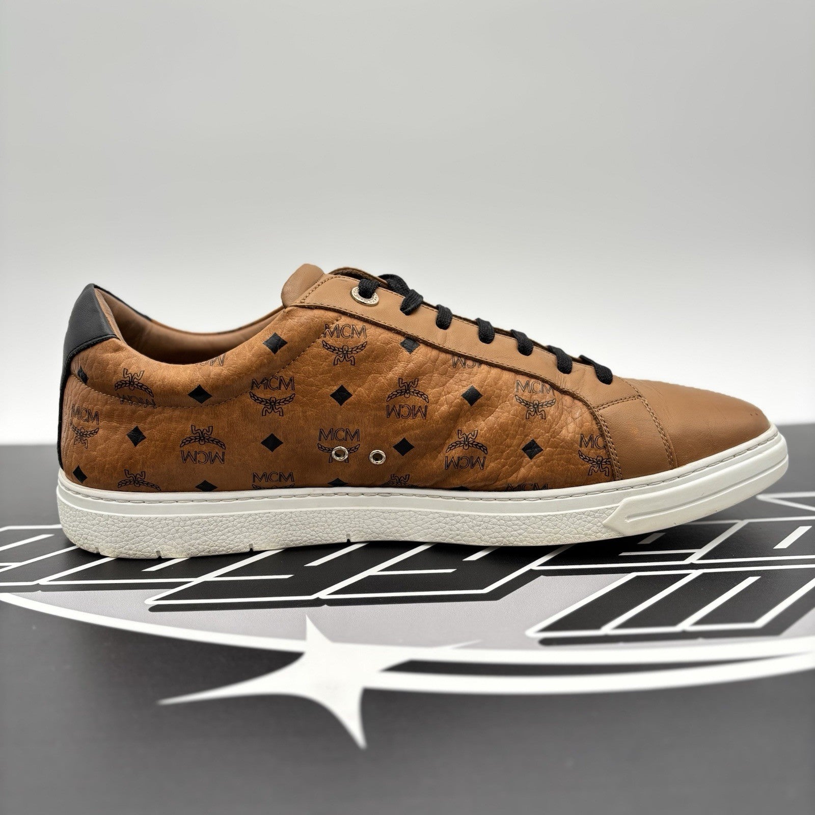 Size 45 (12 US) - MCM Terrain monogram-print sneakers | GOOD CONDITION!