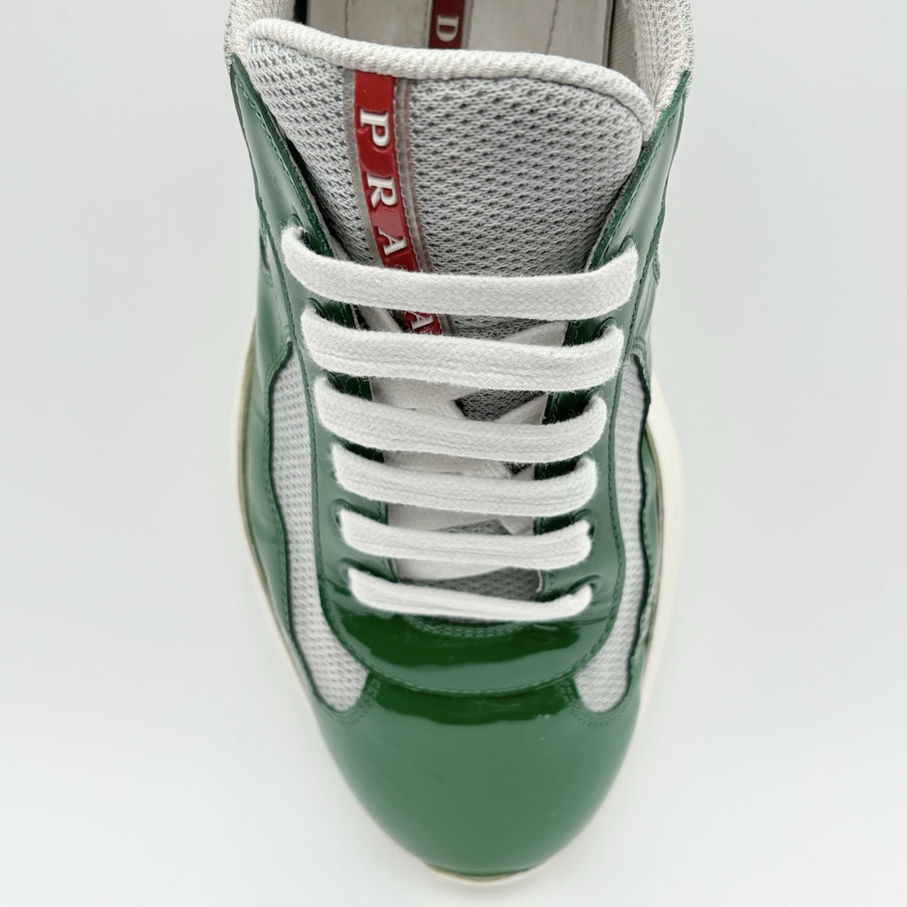 Size 9.5 UK (10.5 US) - Prada Americas Cup ' Green White ' | GOOD CONDITION!