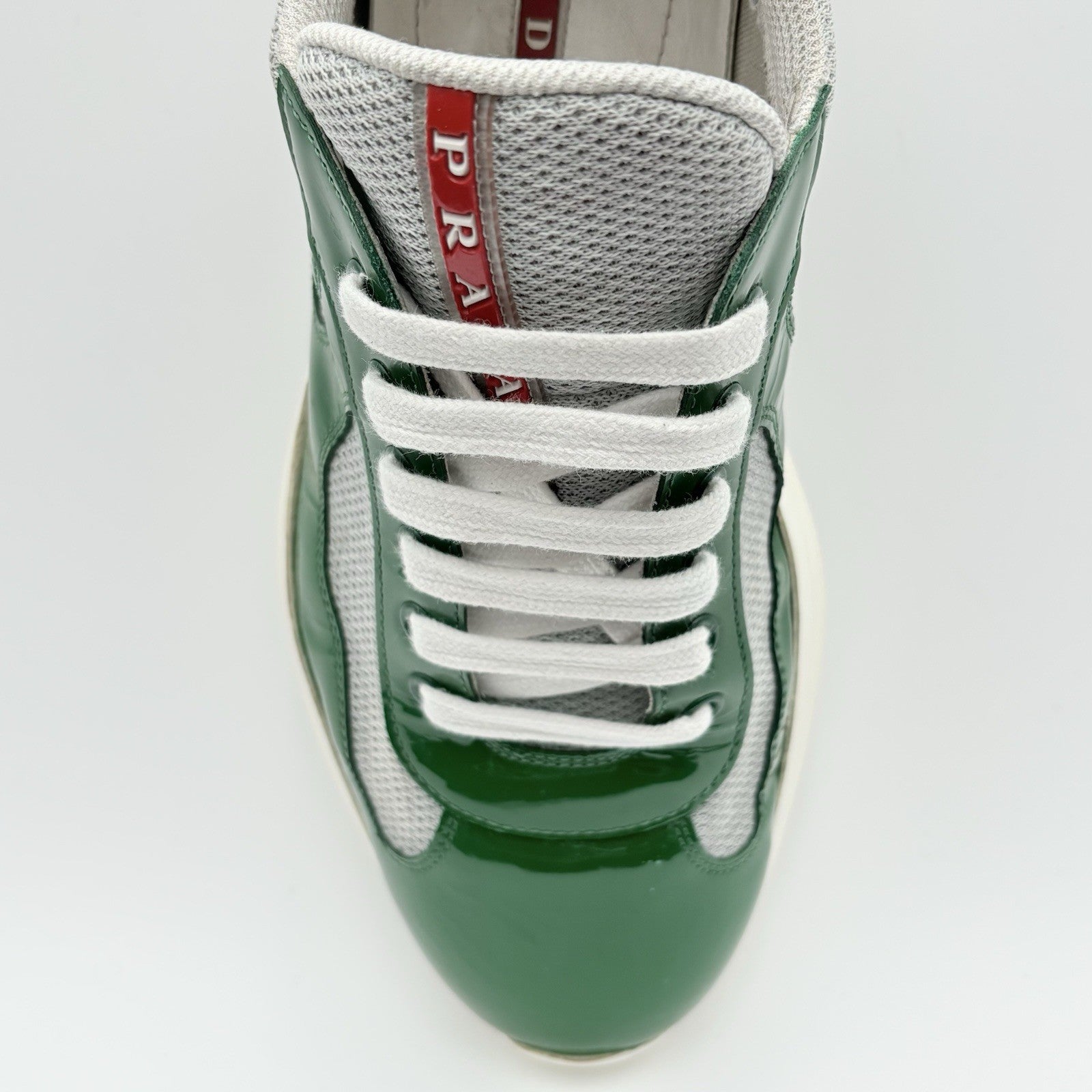 Size 9.5 UK (10.5 US) - Prada Americas Cup ' Green White ' | GOOD CONDITION!