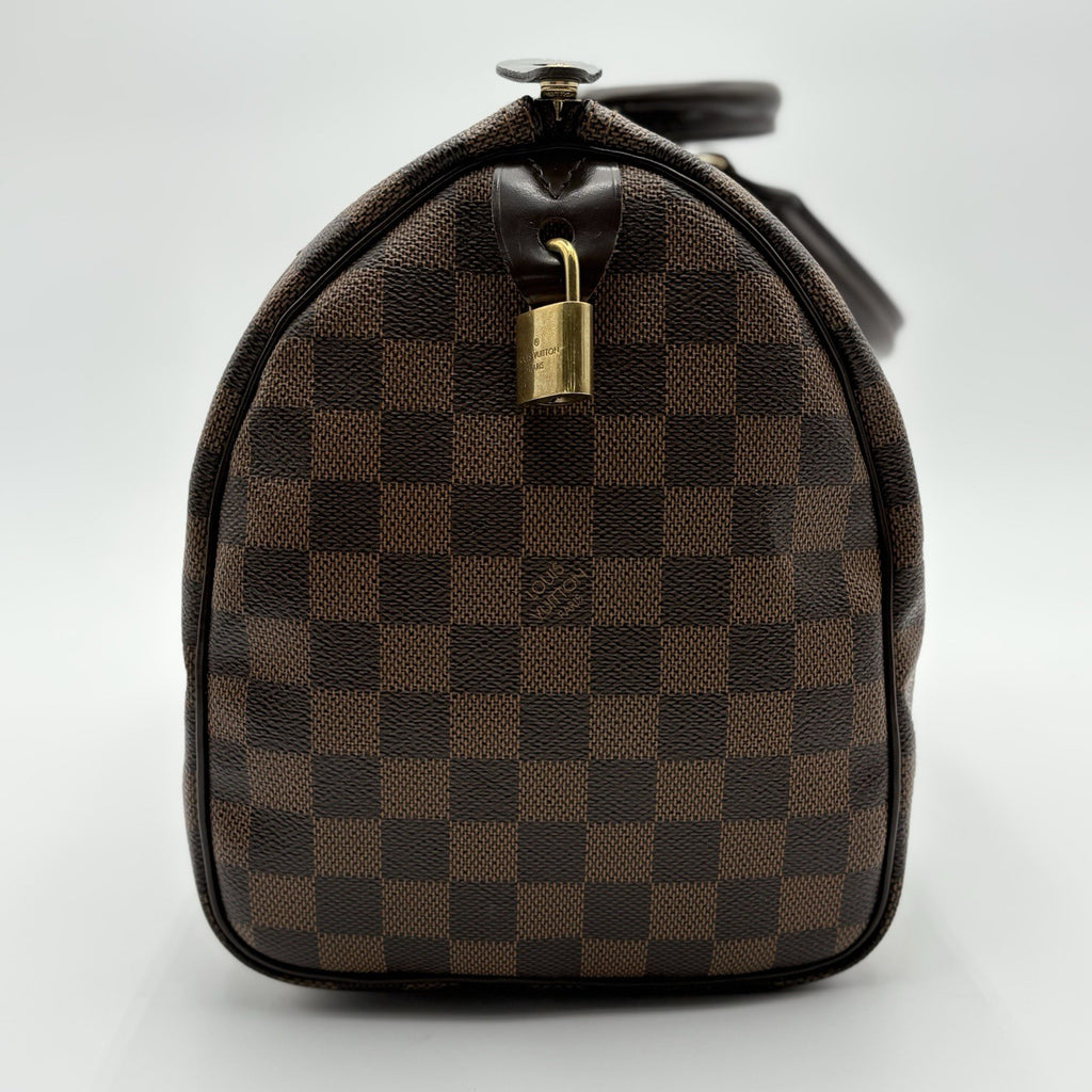 Louis Vuitton Speedy Bandouliere 35 Bag ' Damier Ebene '