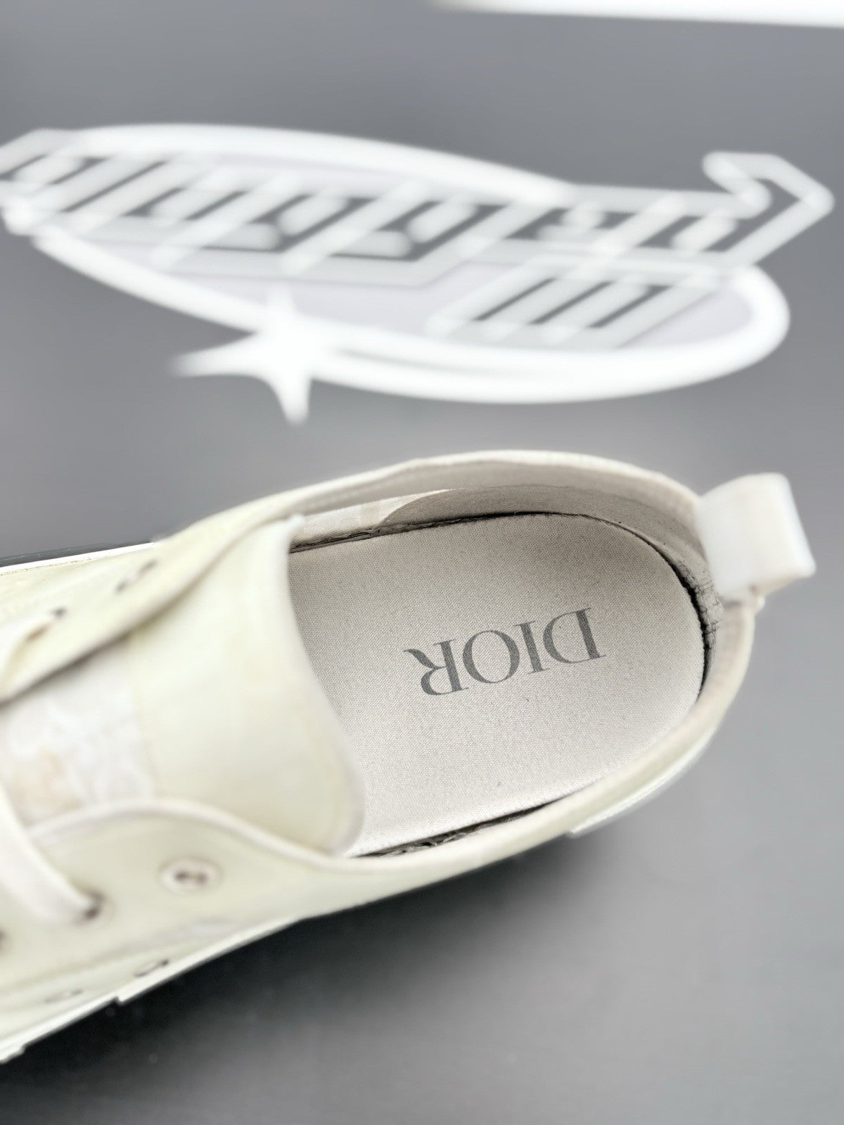 Size 46 (13 US) - Dior B23 Low ' White ' | GOOD CONDITION!