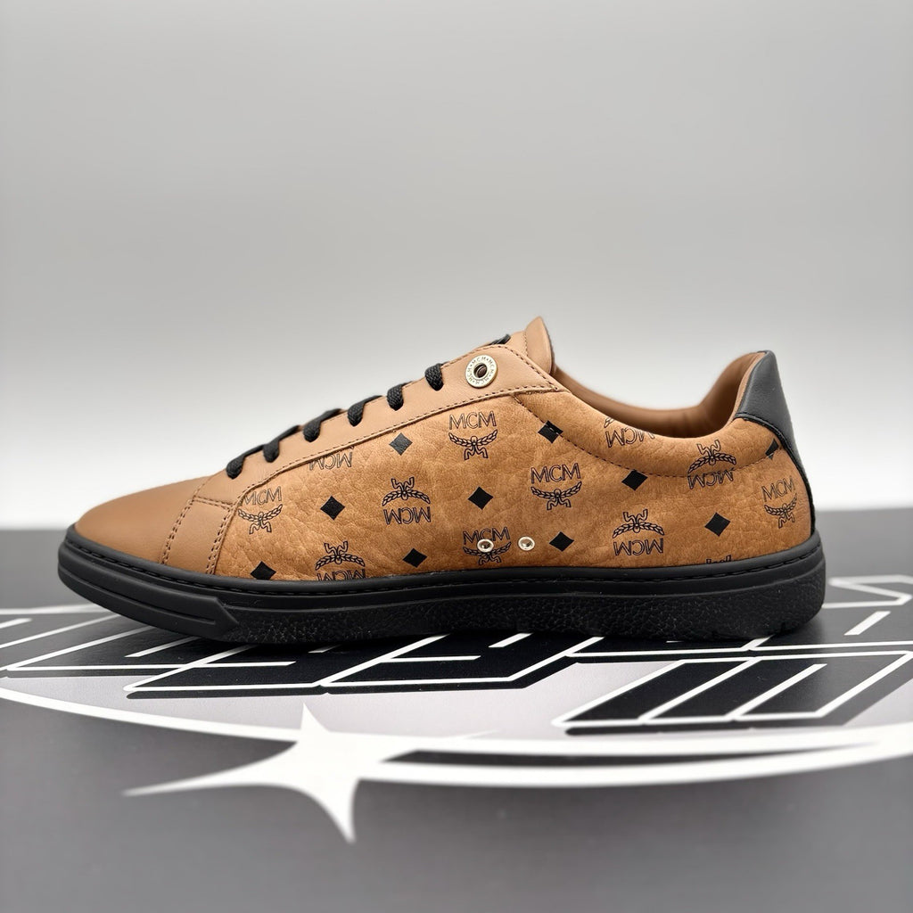 Size 41 (8 US) - MCM Terrain monogram-print sneakers | GOOD CONDITION!