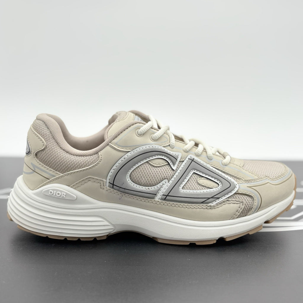Size 41 (8 US) - Dior B30 Reflective Sneaker ' Tan White ' | GREAT CONDITION!