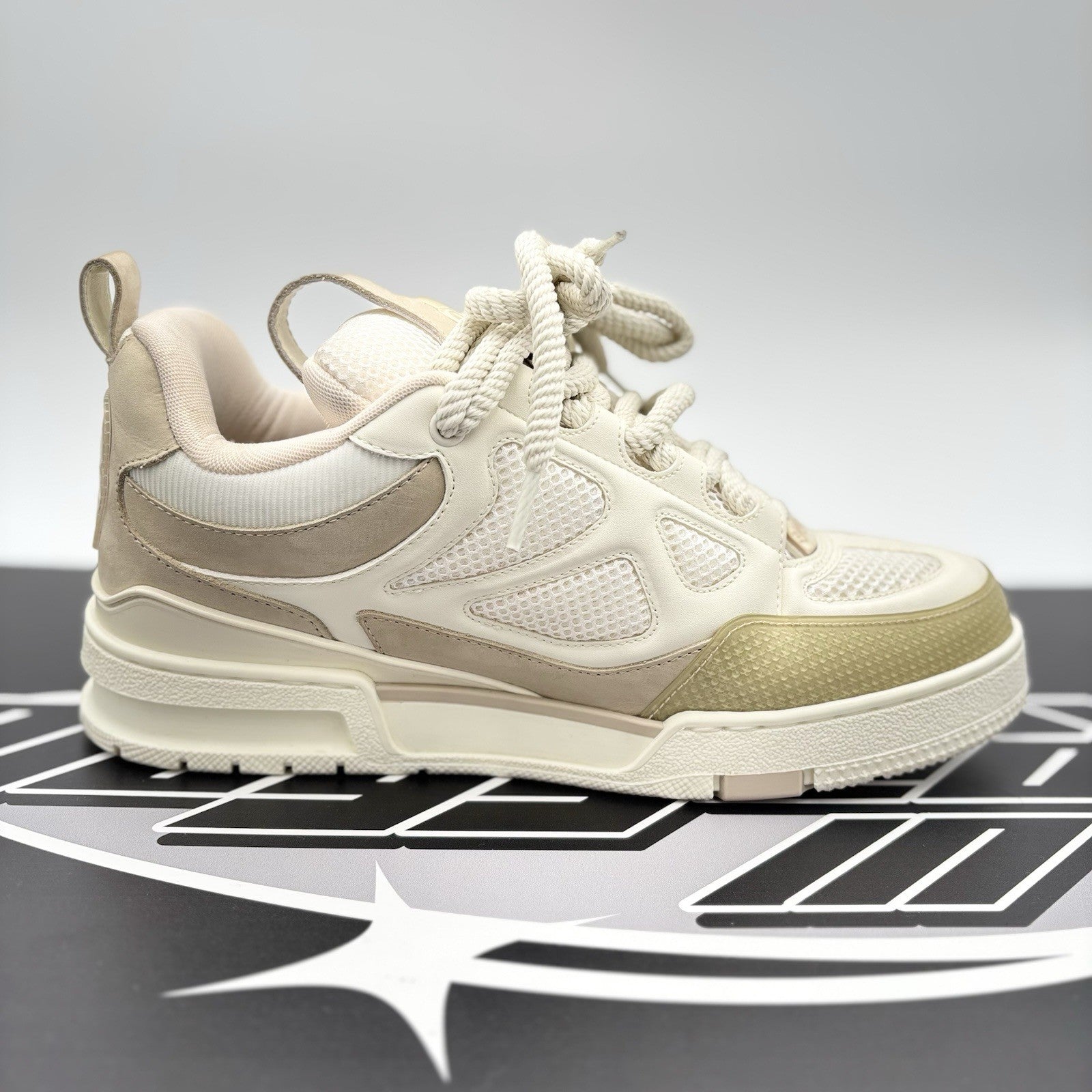 Size 7.5 LV (8.5-9 US) - Louis Vuitton Skate ' Beige White ' | GREAT COND!