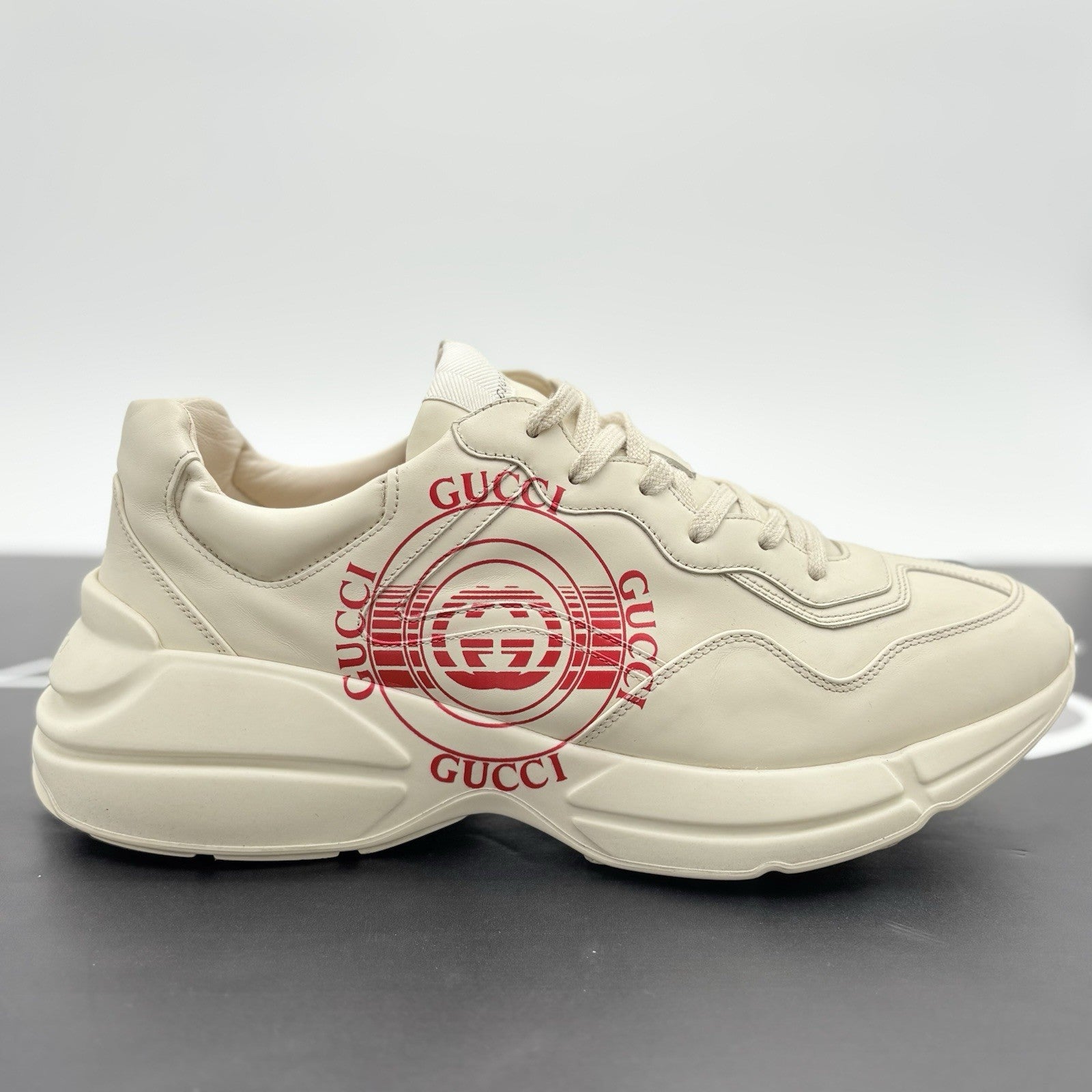 Size 11 G (11.5 US) - Gucci Rhyton Interlocking Disk | GREAT CONDITION!