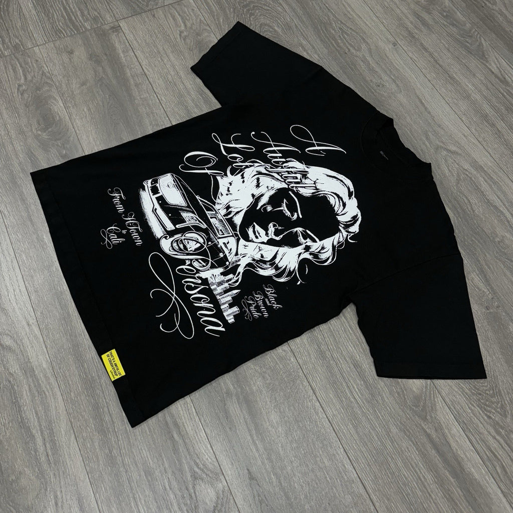 Size M - That’s A Awful Lot Of Cough Syrup X Persona T-Shirt ' Black ' | NEW!