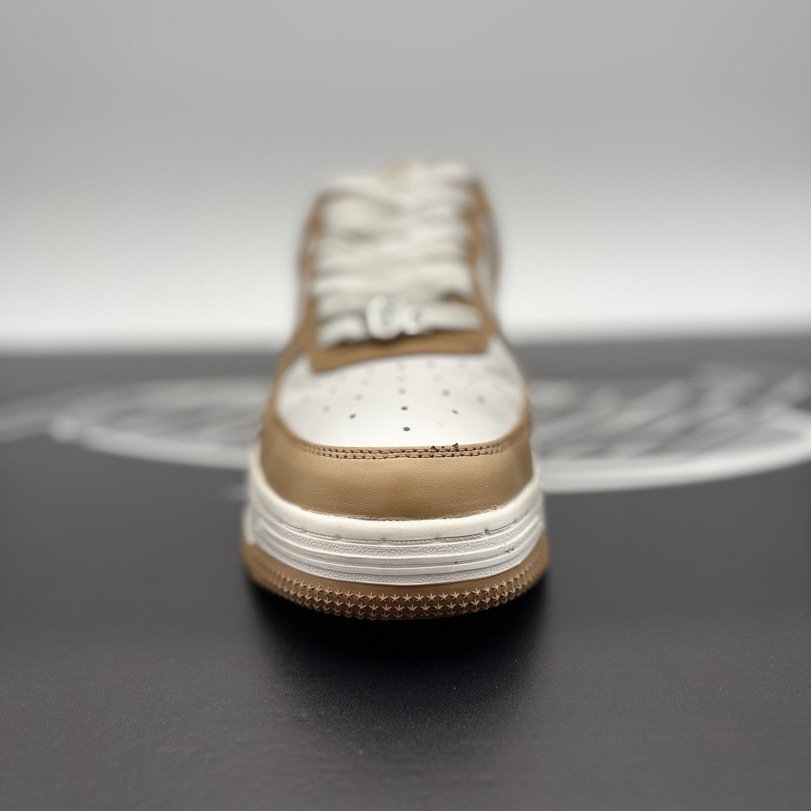 Size 10 - A Bathing Ape Bape Sta ' White Beige ' | GREAT CONDITION!